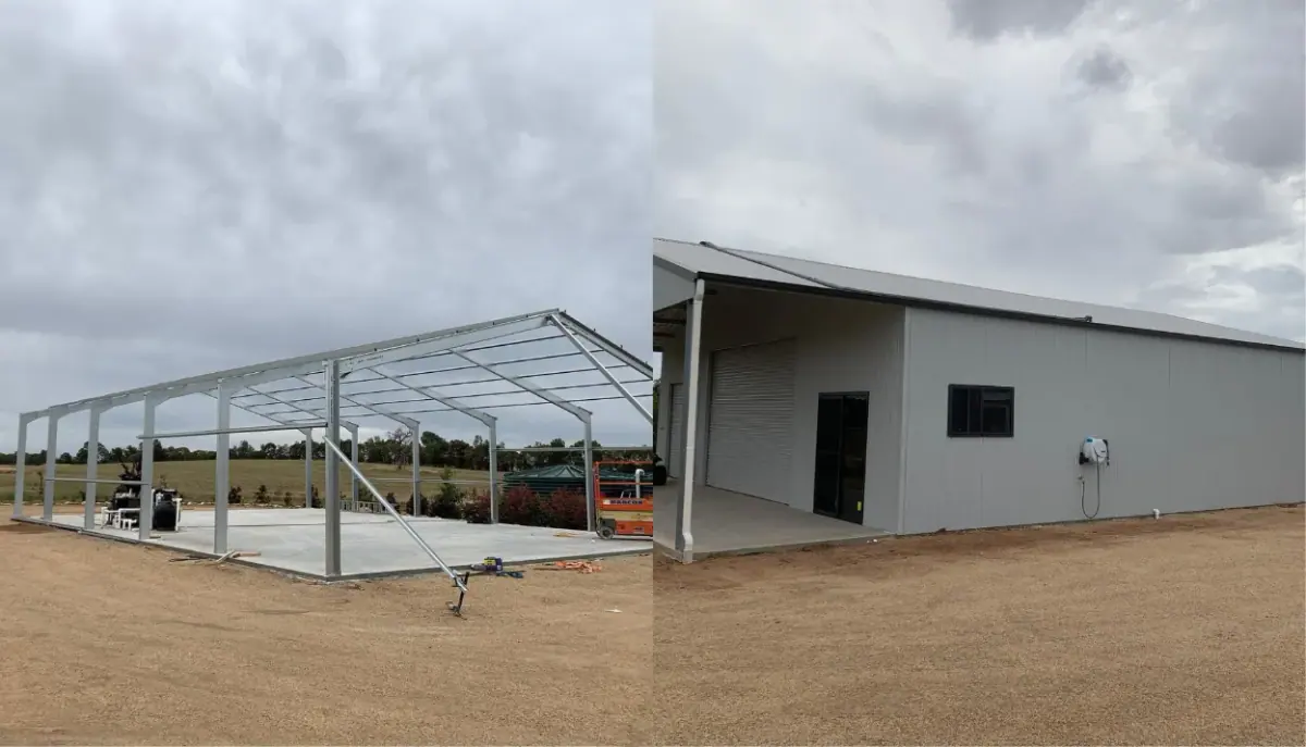 Agricultural Metal Panel Shed Roofing - FS Contracting Services
