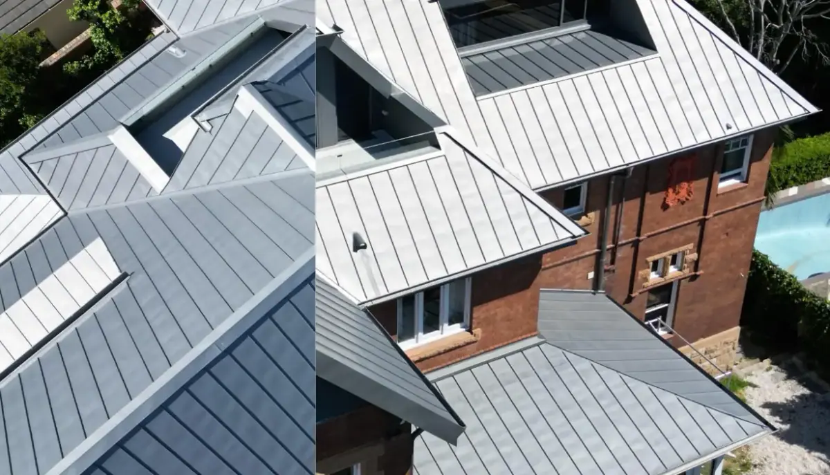 Double Lock Standing Seam Roof Installation -FS Contracting Service