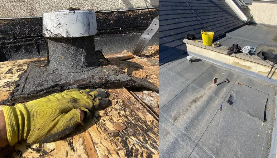 Flat roof replacement -FS Contracting Services