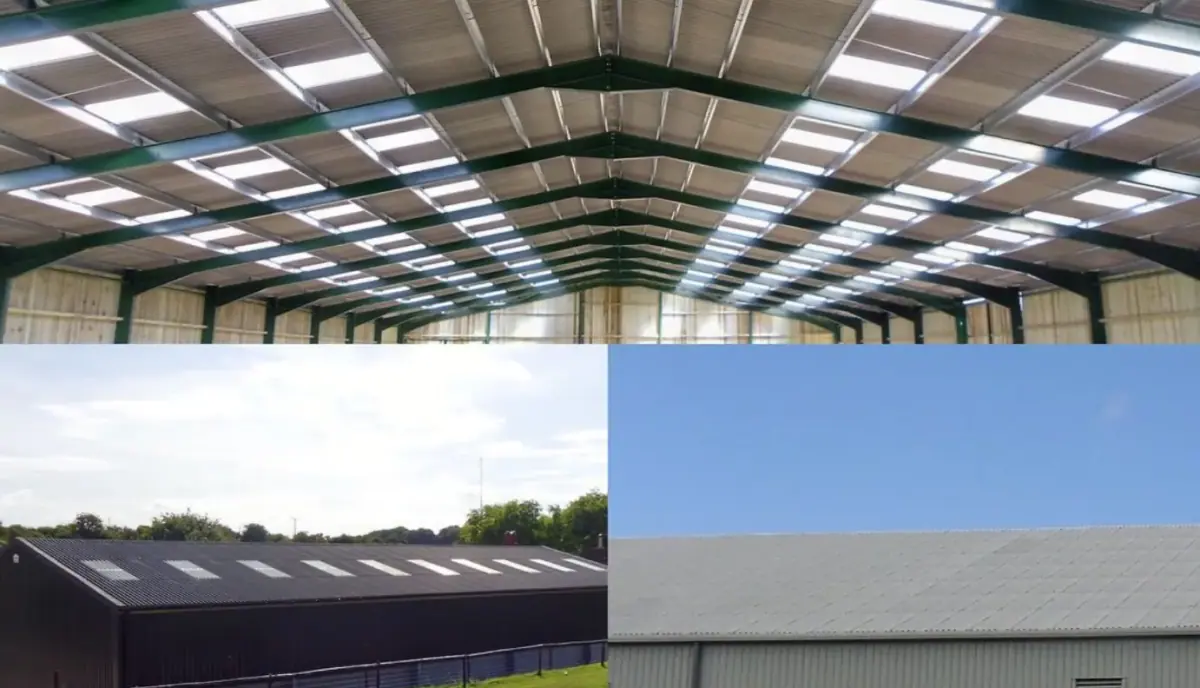 Grain Silo Heavy-Guage Steel Panel Roofing - FS Contracting Service