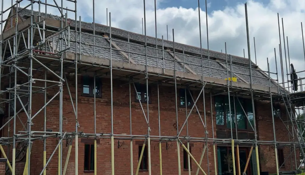 New Barn Roofing System Installation - FS Contracting Service
