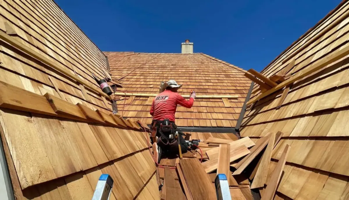 New Cedar Shake Shingle Roof Installation by FS Contracting Services