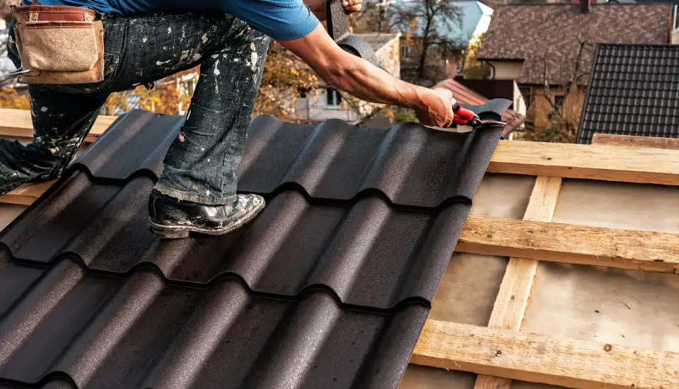 Professional hail damaged roof replacement - FS Contracting Services