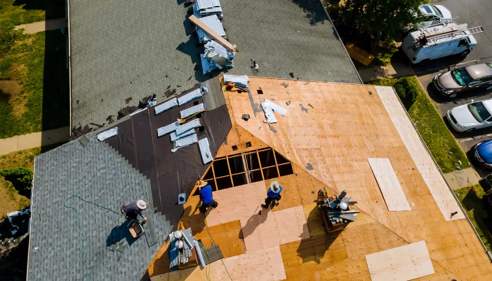 Professional Storm Damaged Commercial Roof Replacement - FS Contracting Services