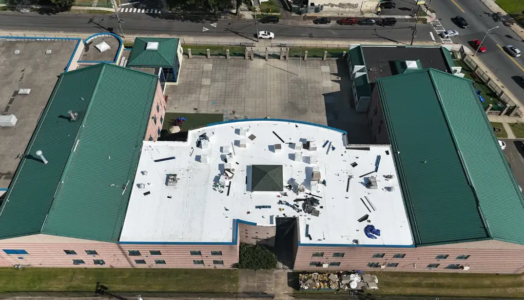 Professional TPO Roof Installation - Drone Inspection - FS Contracting Services, NE and Iowa